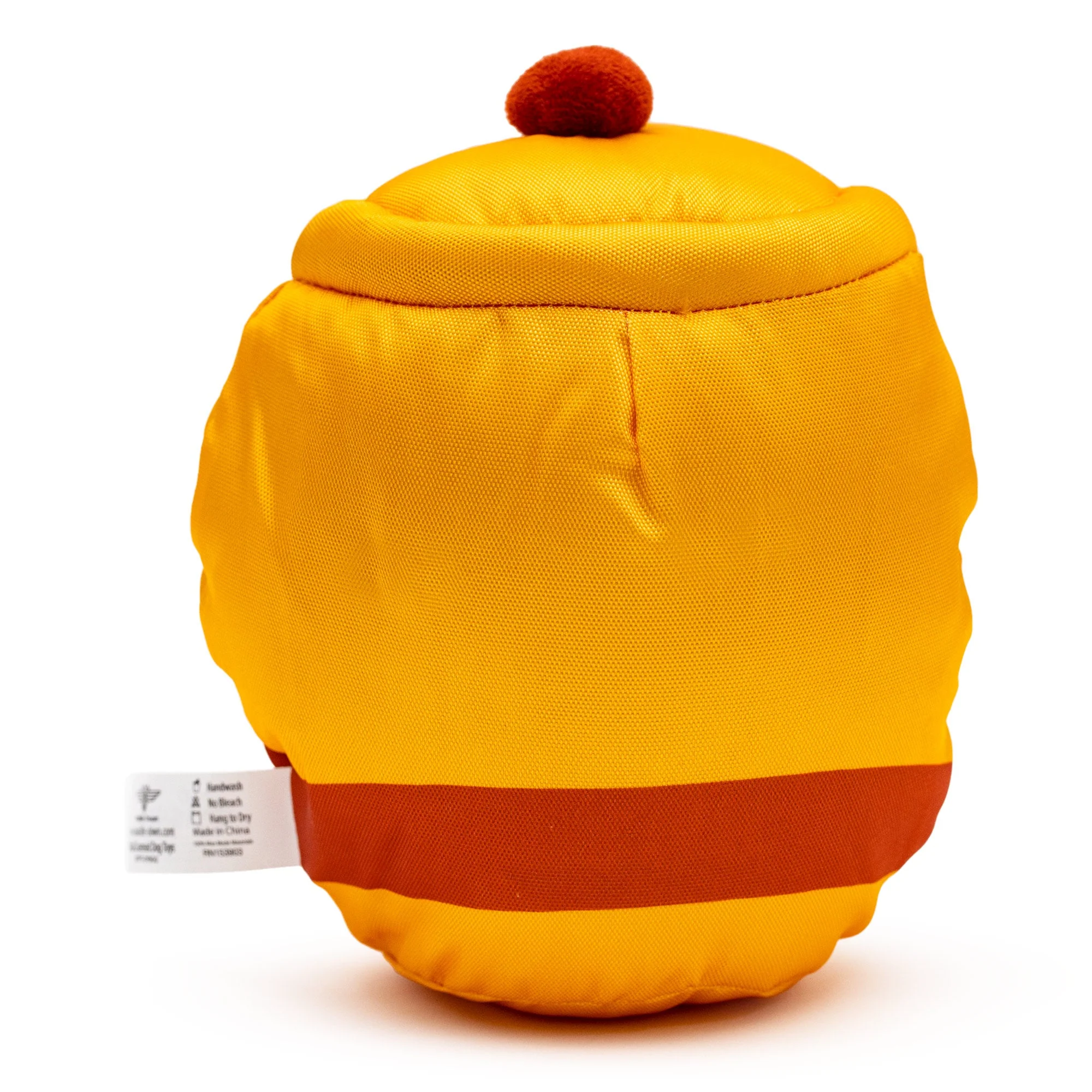 Dog Toy Ballistic Squeaker - Winnie the Pooh Hunny Pot Yellow - Image 3
