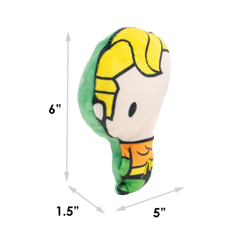 Dog Toy Plush - Chibi Aquaman Standing Pose - Image 3