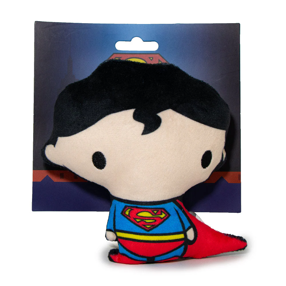 Dog Toy Plush - Chibi Superman Standing Pose - Image 4