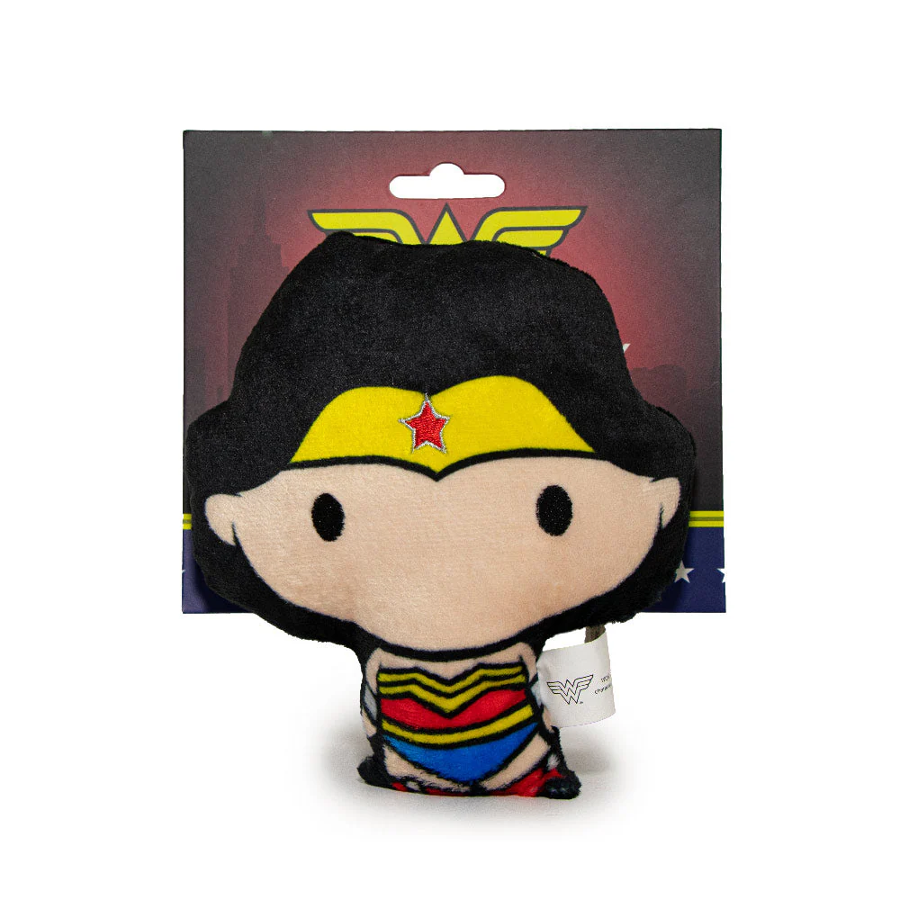 Dog Toy Plush - Chibi Wonder Woman Standing Pose - Image 5