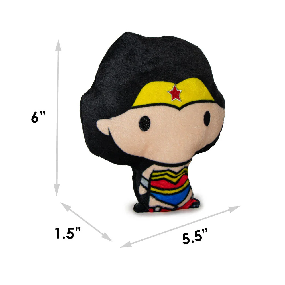 Dog Toy Plush - Chibi Wonder Woman Standing Pose - Image 6