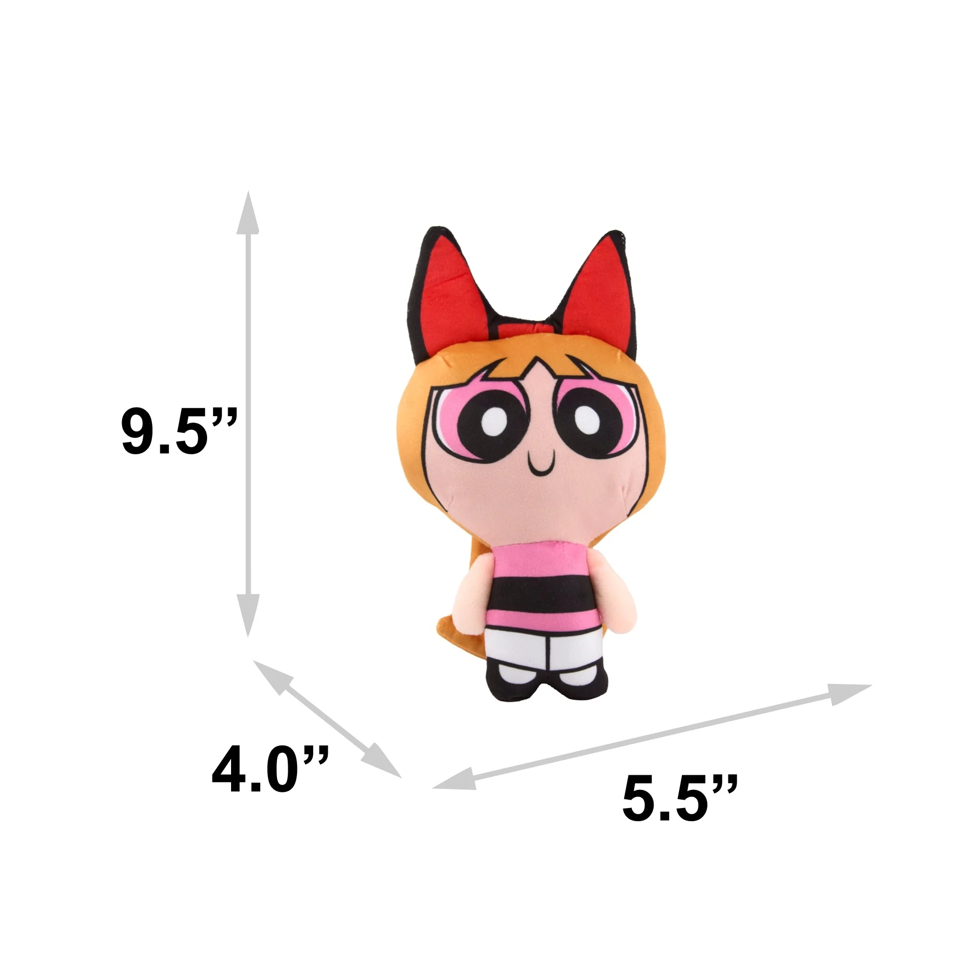 Dog Toy Plush - The Powerpuff Girls Blossom Full Body Pose - Image 3