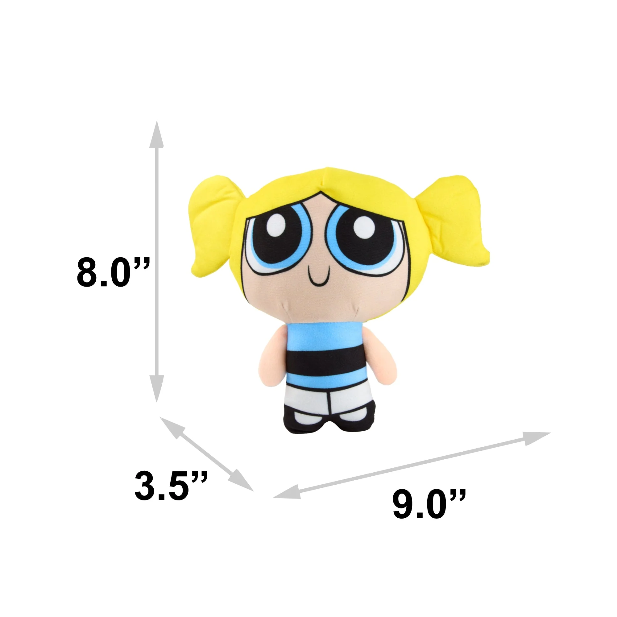 Dog Toy Plush - The Powerpuff Girls Bubbles Full Body Pose - Image 3
