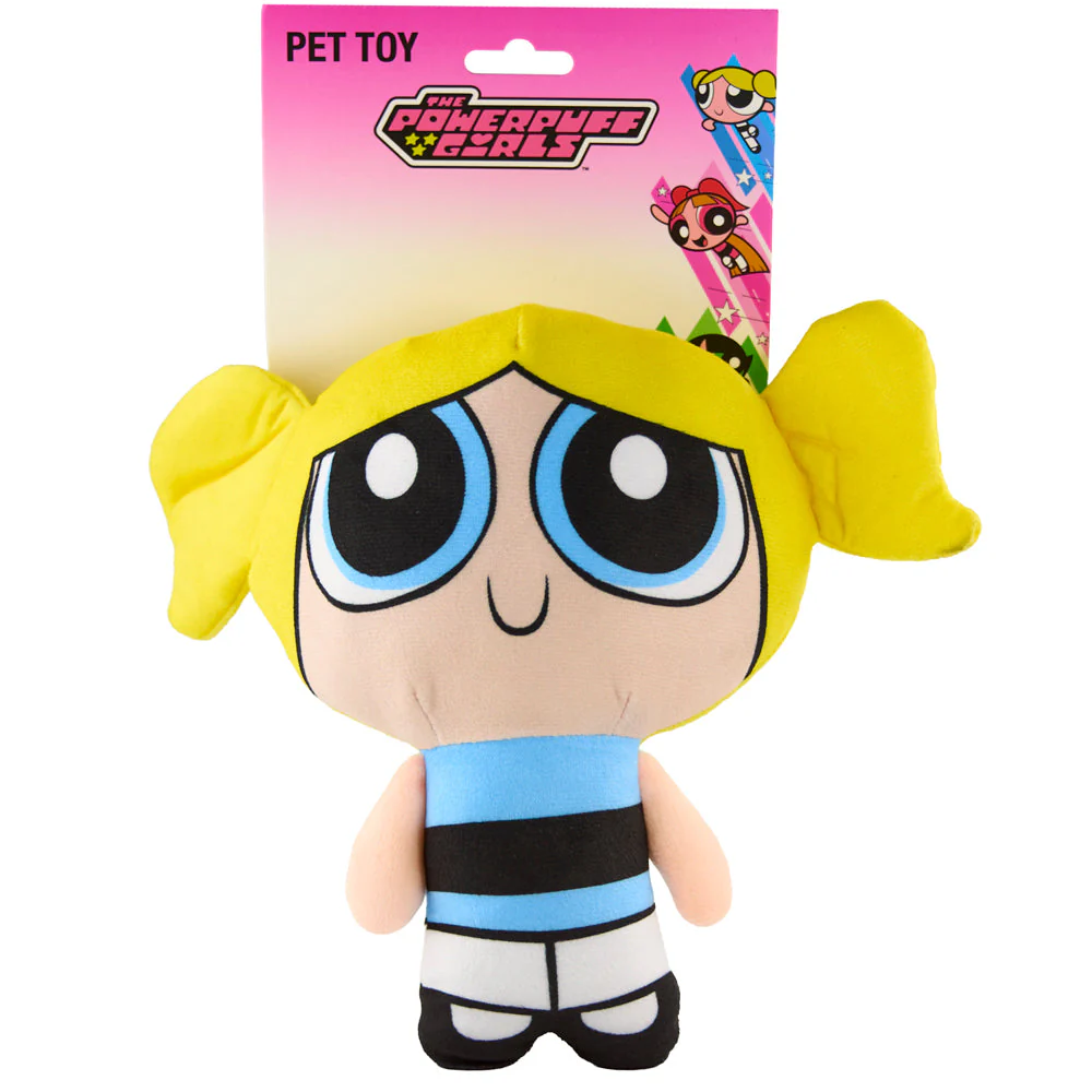 Dog Toy Plush - The Powerpuff Girls Bubbles Full Body Pose - Image 4