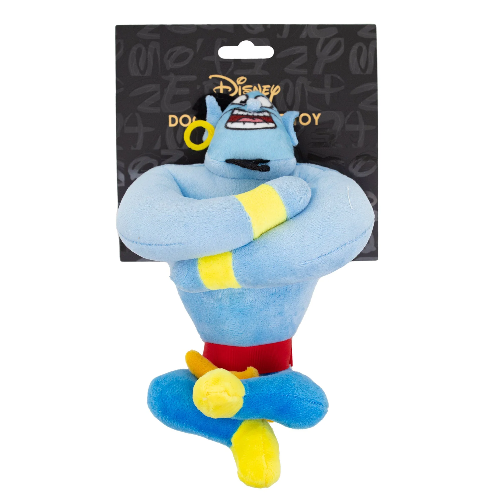 Dog Toy Squeaker Plush - Aladdin Genie Sitting Pose - Image 4