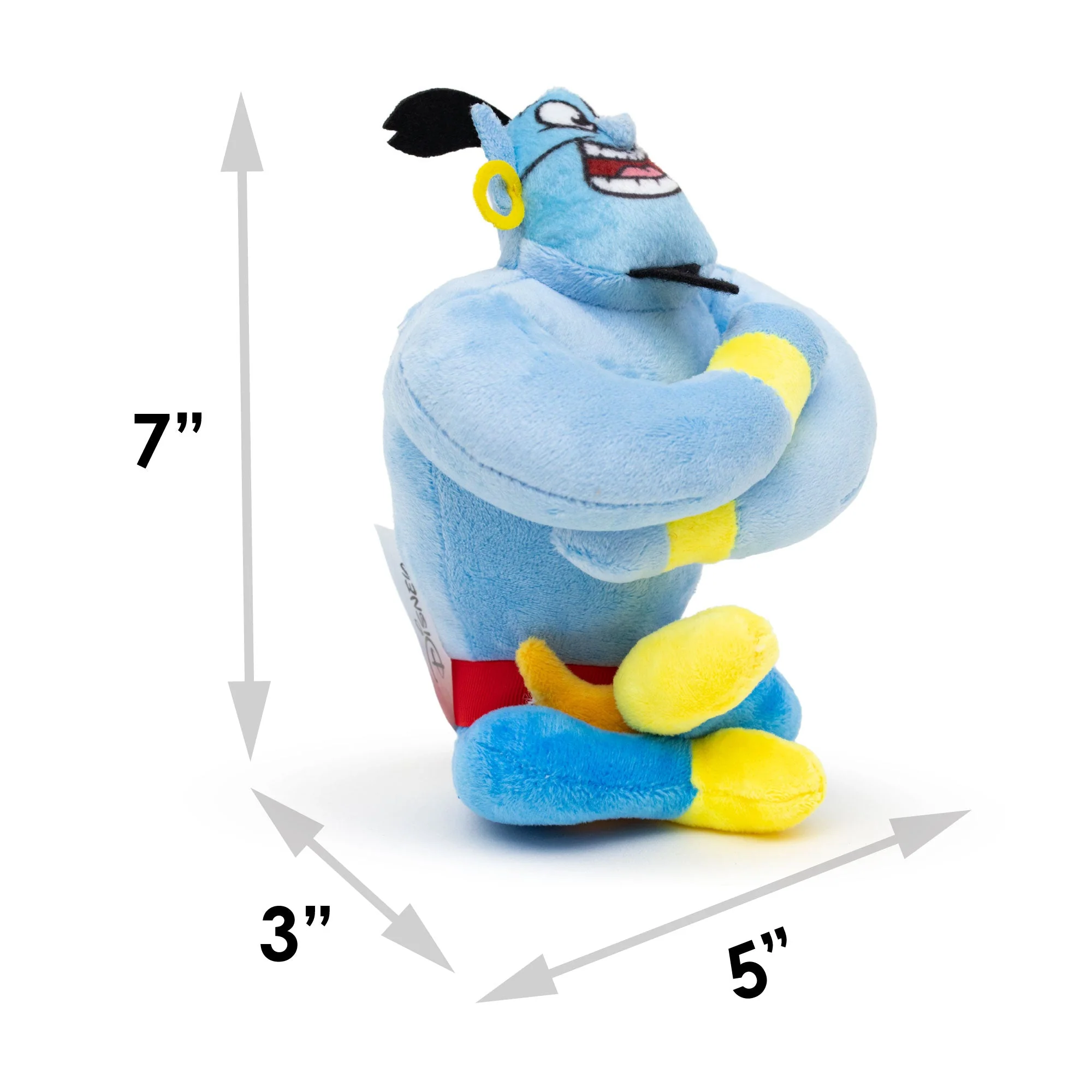 Dog Toy Squeaker Plush - Aladdin Genie Sitting Pose - Image 5