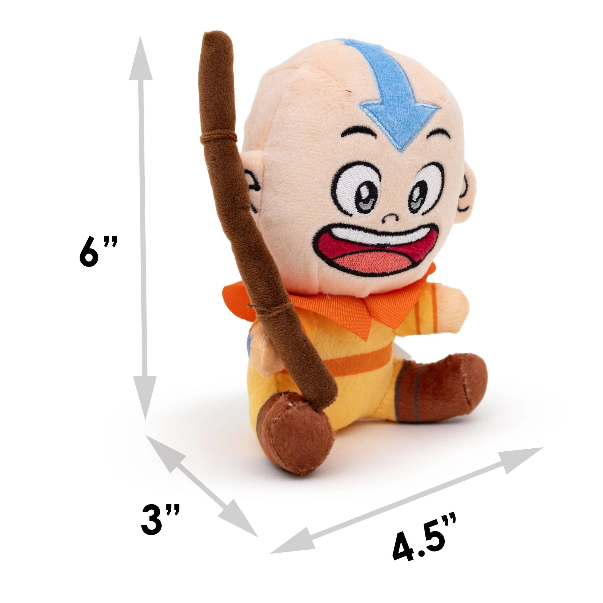 Dog Toy Squeaker Plush - Avatar the Last Airbender Avatar Aang Sitting Full Body Pose - Image 5