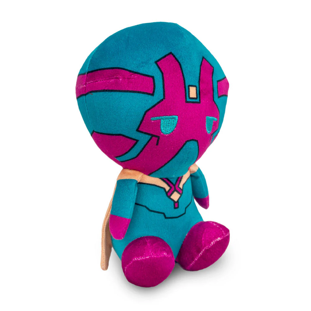 Dog Toy Squeaker Plush - Avengers Kawaii Vision Full Body Sitting Pose - Image 2