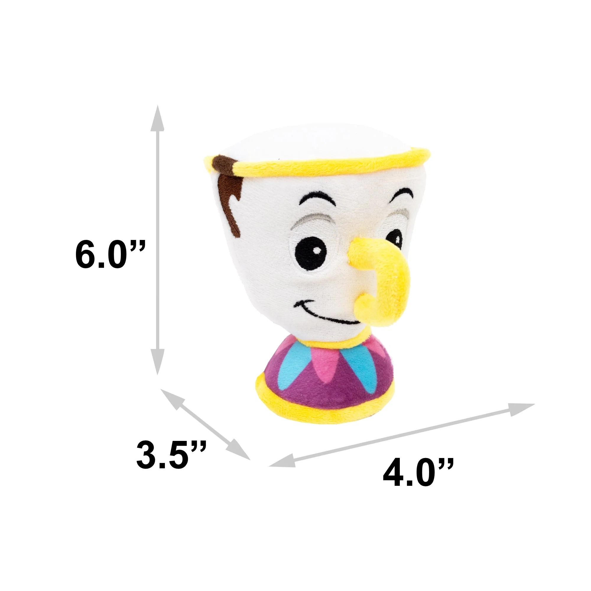 Dog Toy Squeaker Plush - Beauty and the Beast Chip Teacup Replica - Image 3