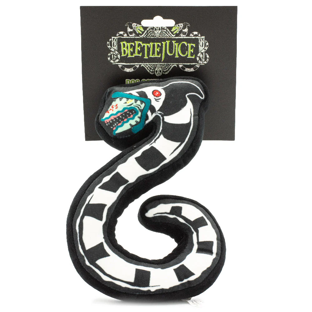 Dog Toy Squeaker Plush - Beetlejuice Sandworm - Image 3