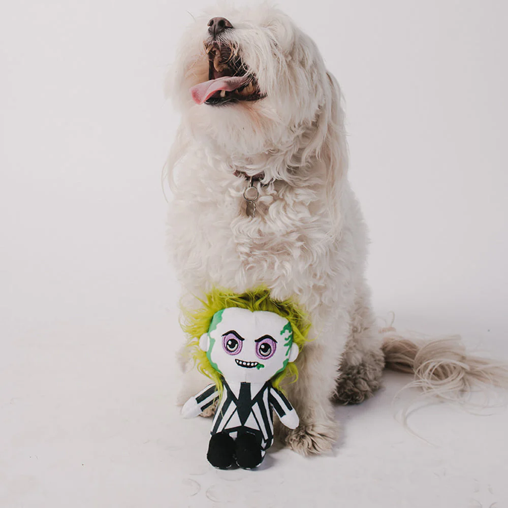 Dog Toy Squeaker Plush - Beetlejuice Standing Pose - Image 3