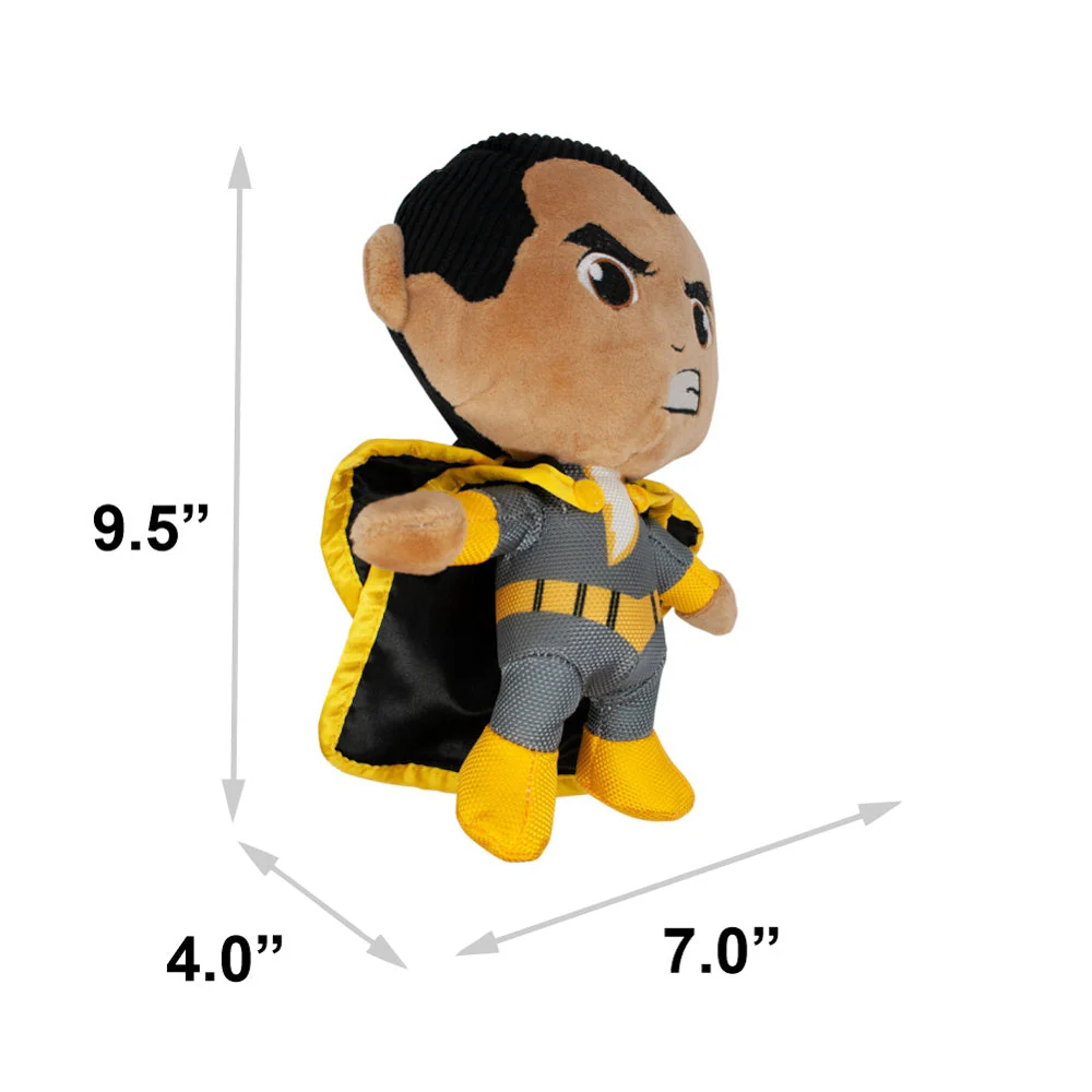 Dog Toy Squeaker Plush - Black Adam Chibi Standing Pose - Image 4