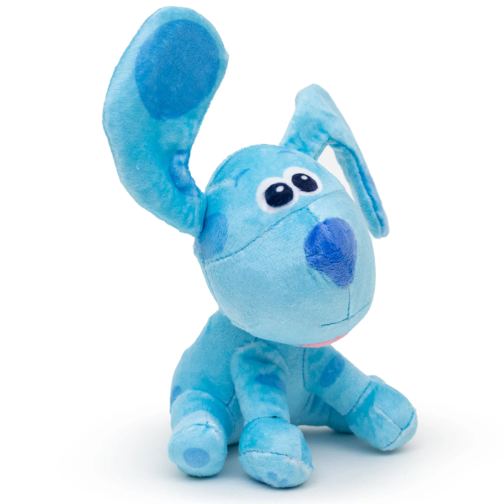 Dog Toy Squeaker Plush - Blue's Clues Blue Full Body Sitting Pose - Image 2