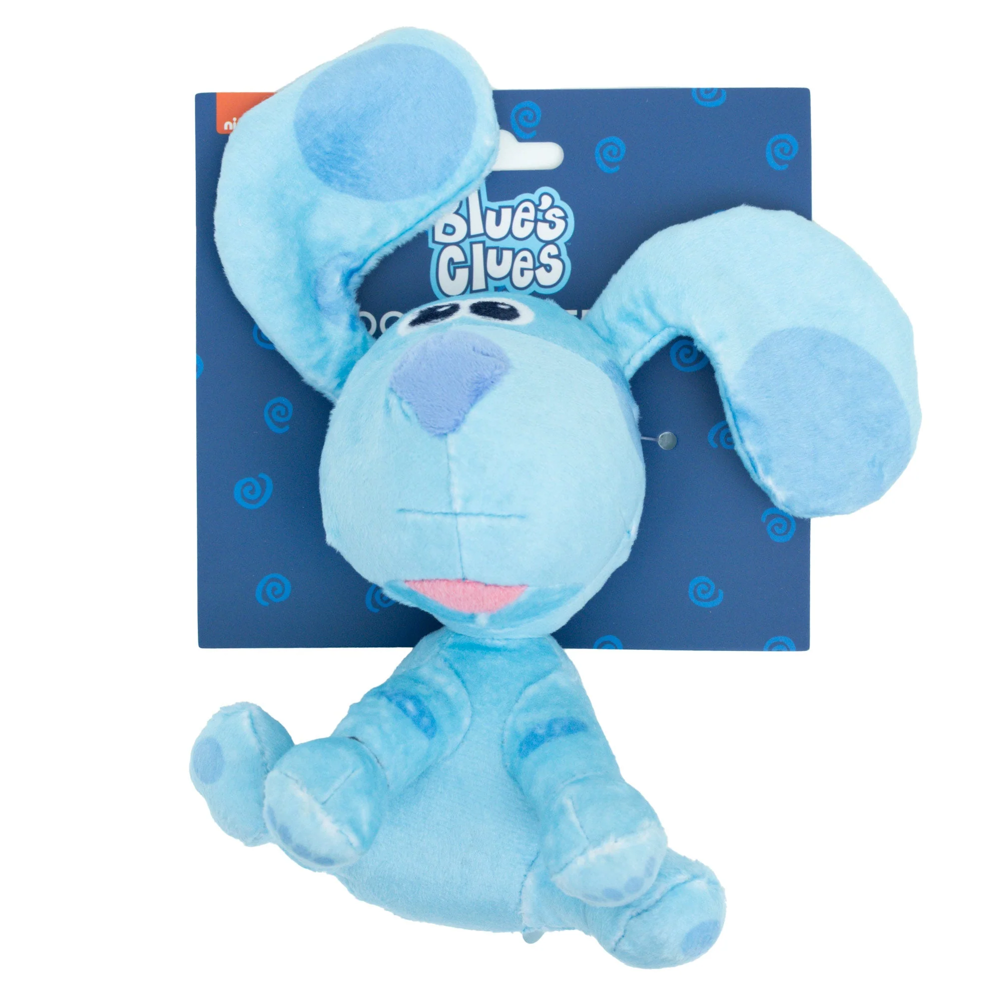 Dog Toy Squeaker Plush - Blue's Clues Blue Full Body Sitting Pose - Image 4