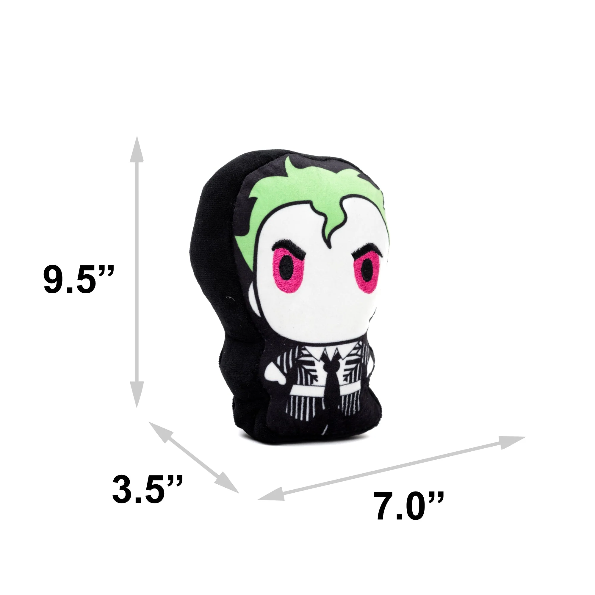 Dog Toy Squeaker Plush - Chibi Beetlejuice Standing Pose - Image 5