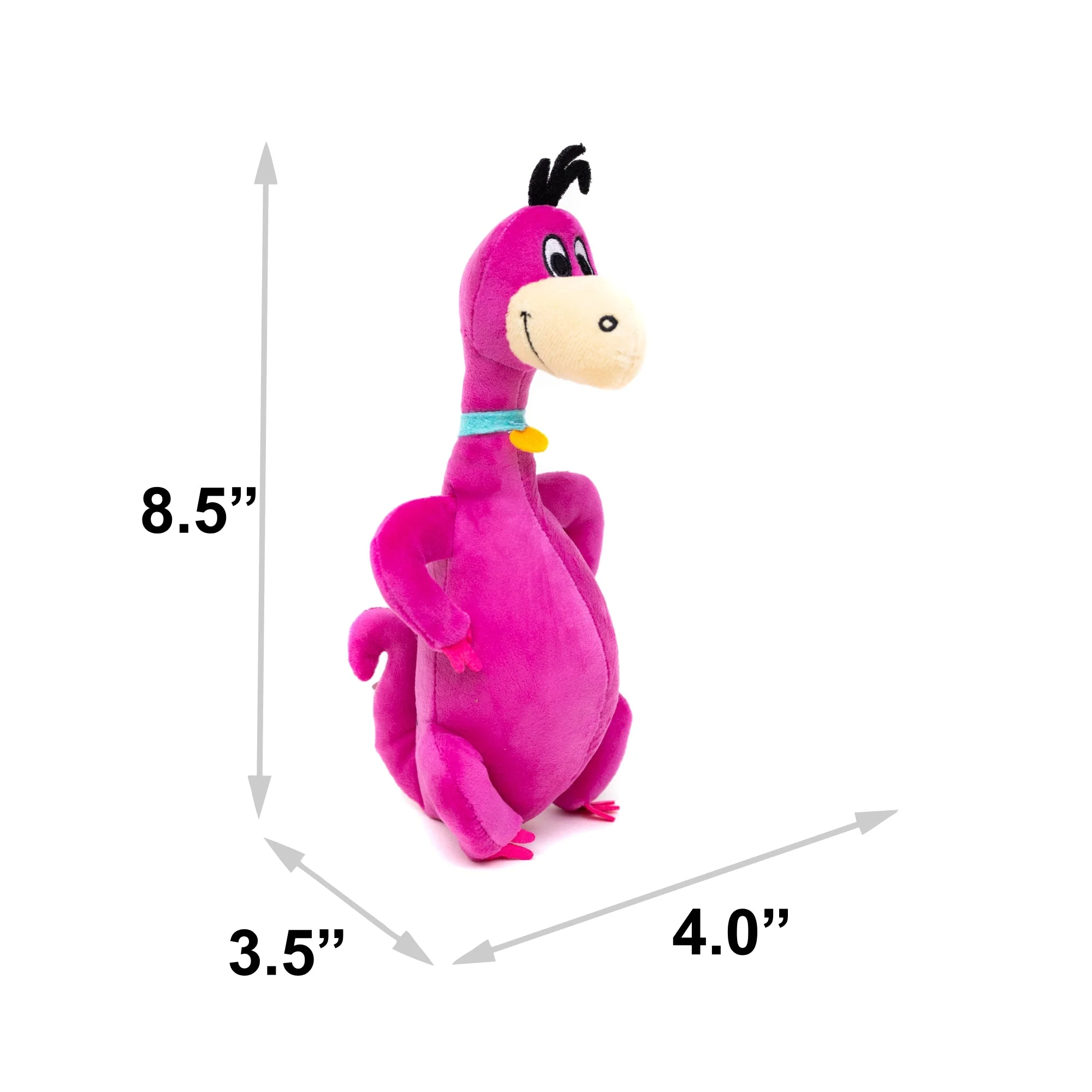 Dog Toy Squeaker Plush - Cocoa Pebbles The Flintstones Dino Dinosaur Full Body Pose - Image 5