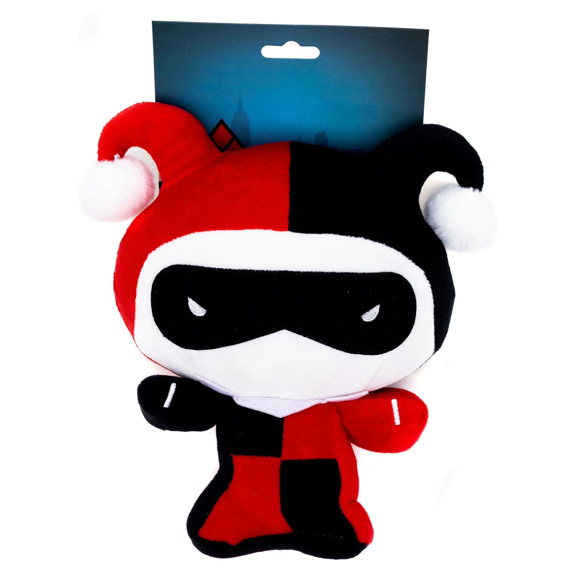Dog Toy Squeaker Plush - DC Comics Chibi Harley Quinn Standing Pose - Image 3