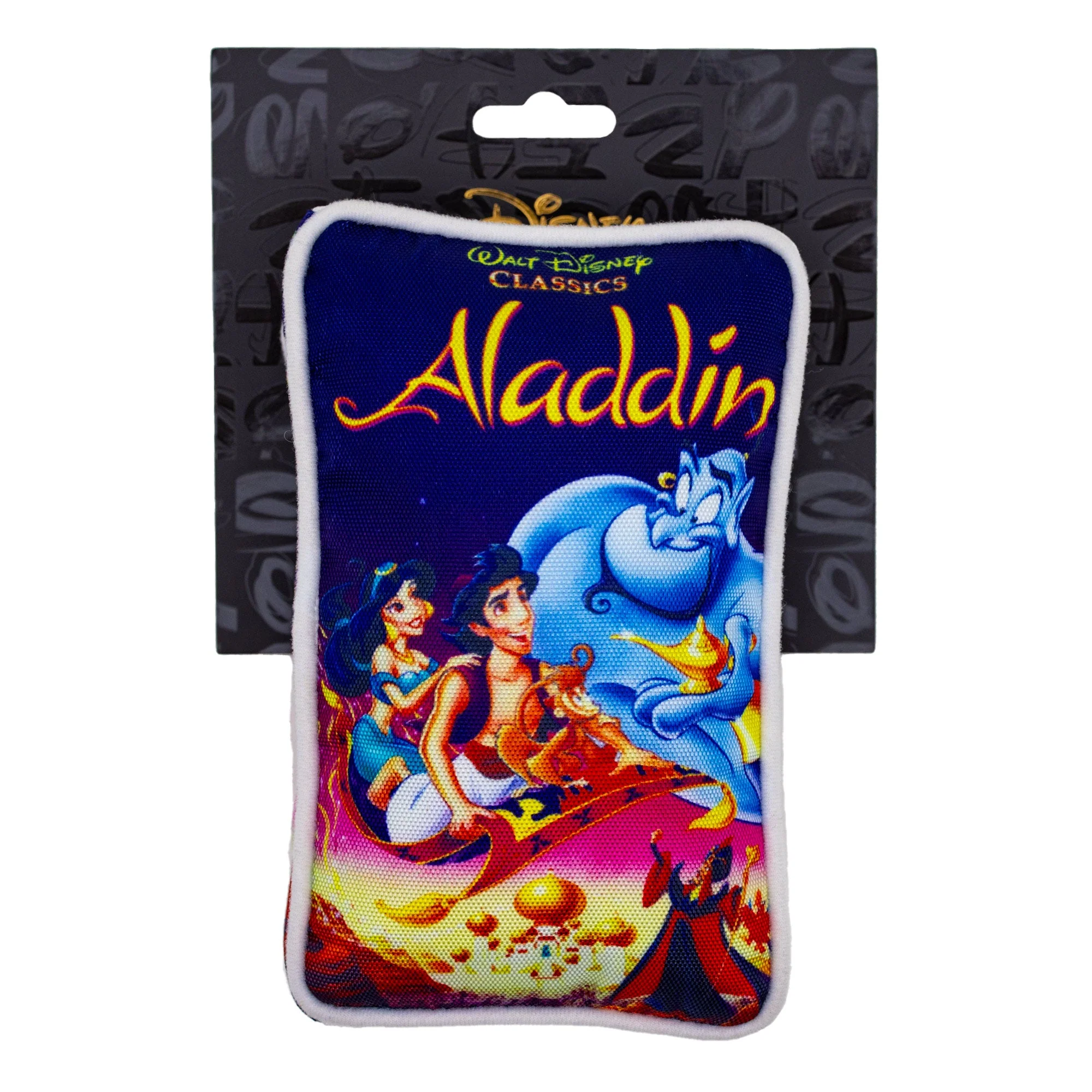 Dog Toy Squeaker Plush - Disney Aladdin VHS Tape Replica - Image 4