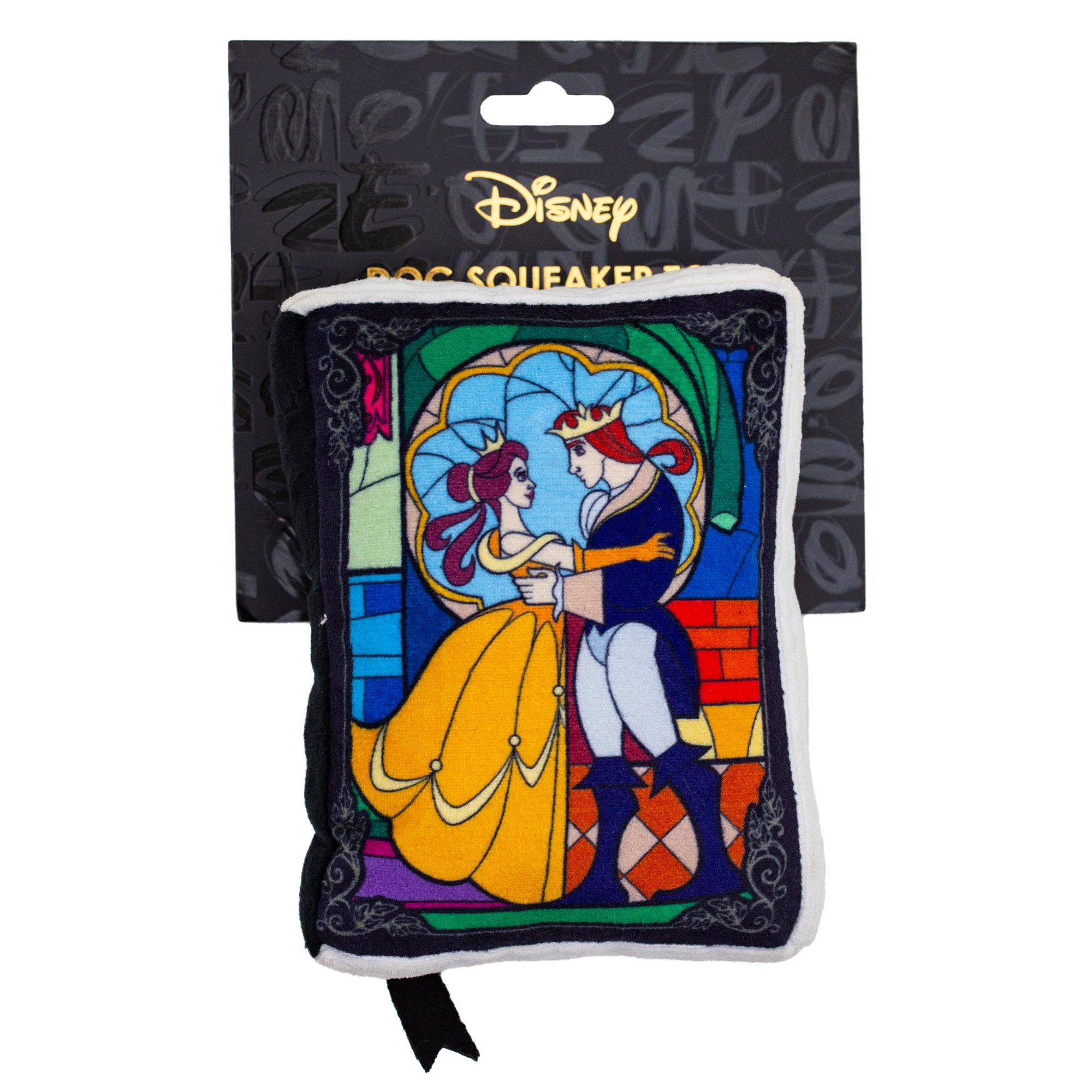Dog Toy Squeaker Plush - Disney Beauty and the Beast Book Replica - Image 4