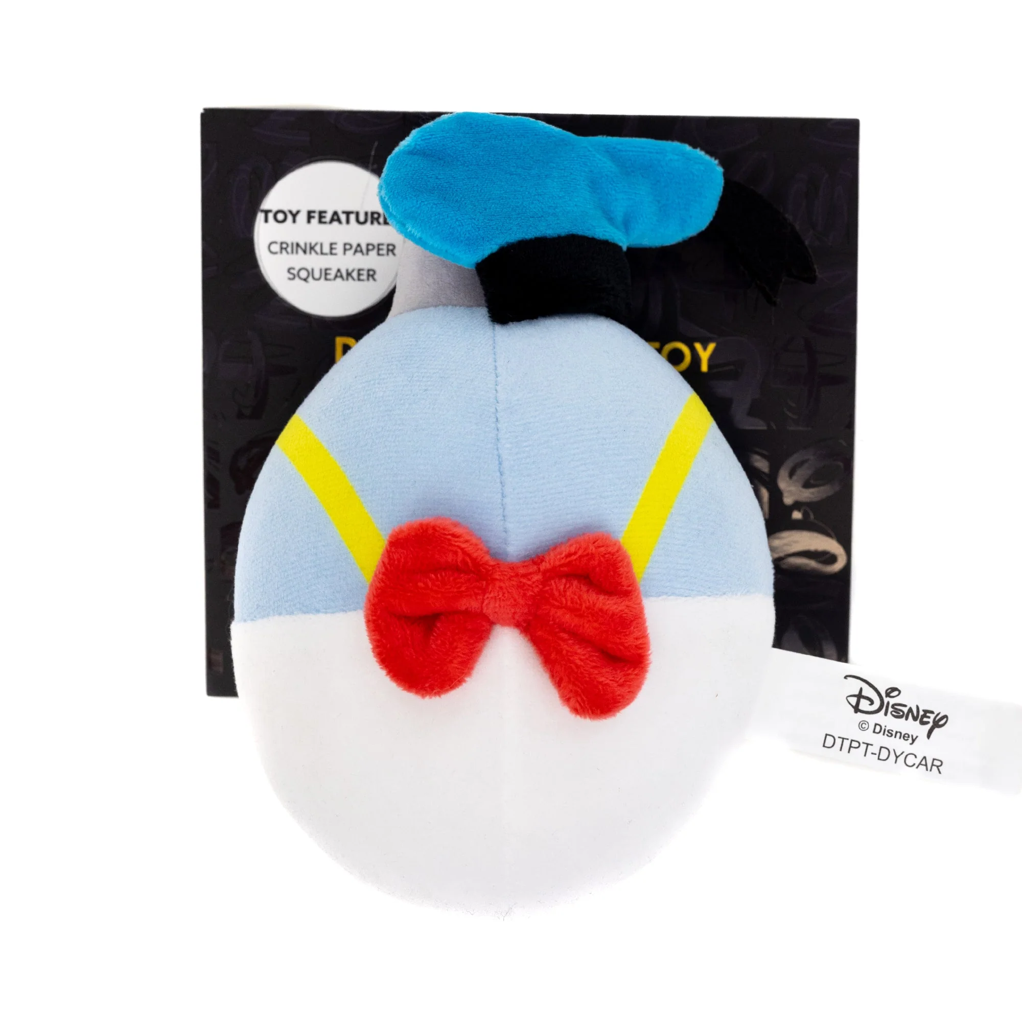 Dog Toy Squeaker Plush - Disney Donald Duck Christmas Ornament Replica - Image 3