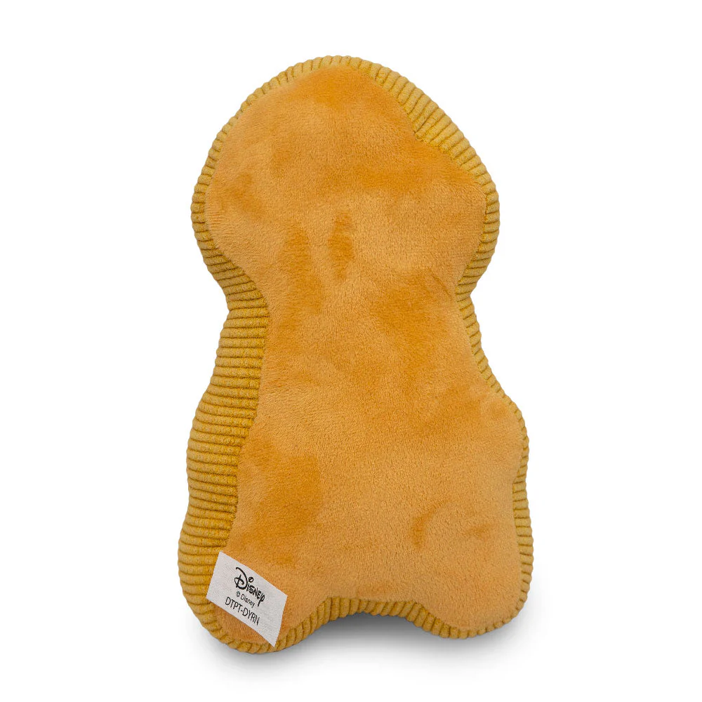Dog Toy Squeaker Plush - Disney Goofy Smiling Face Golden Yellow - Image 3