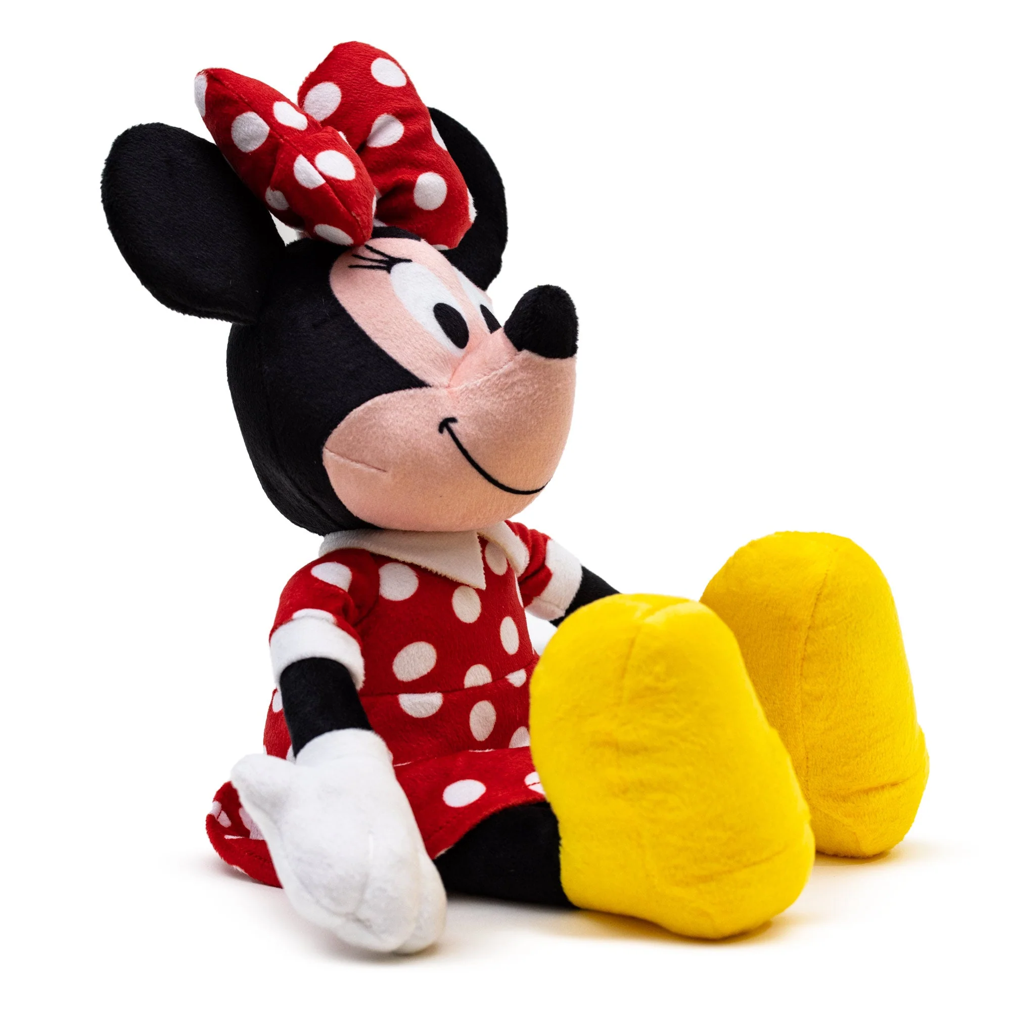 Dog Toy Squeaker Plush - Disney Minnie Mouse Smiling Sitting Pose - Image 2