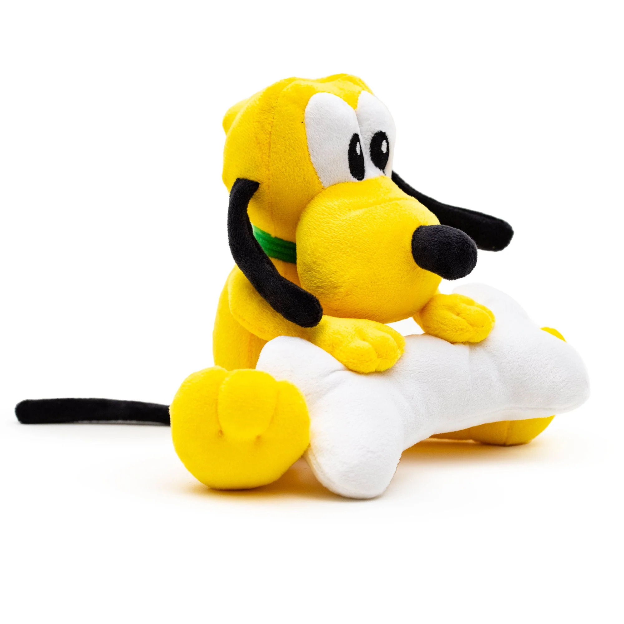 Dog Toy Squeaker Plush - Disney Pluto with Bone Sitting Pose - Image 2