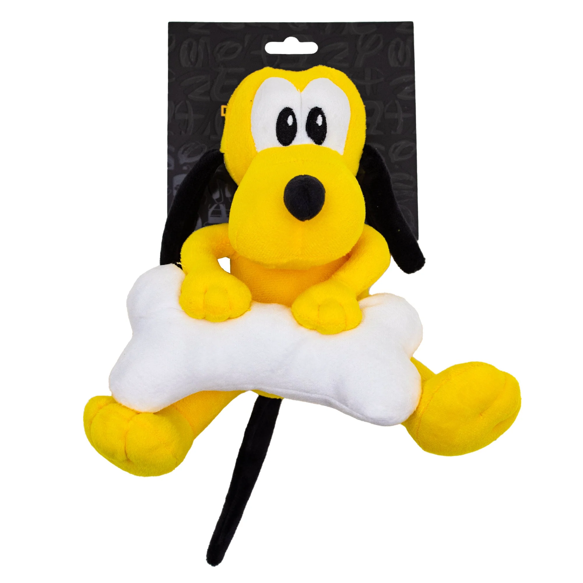 Dog Toy Squeaker Plush - Disney Pluto with Bone Sitting Pose - Image 4