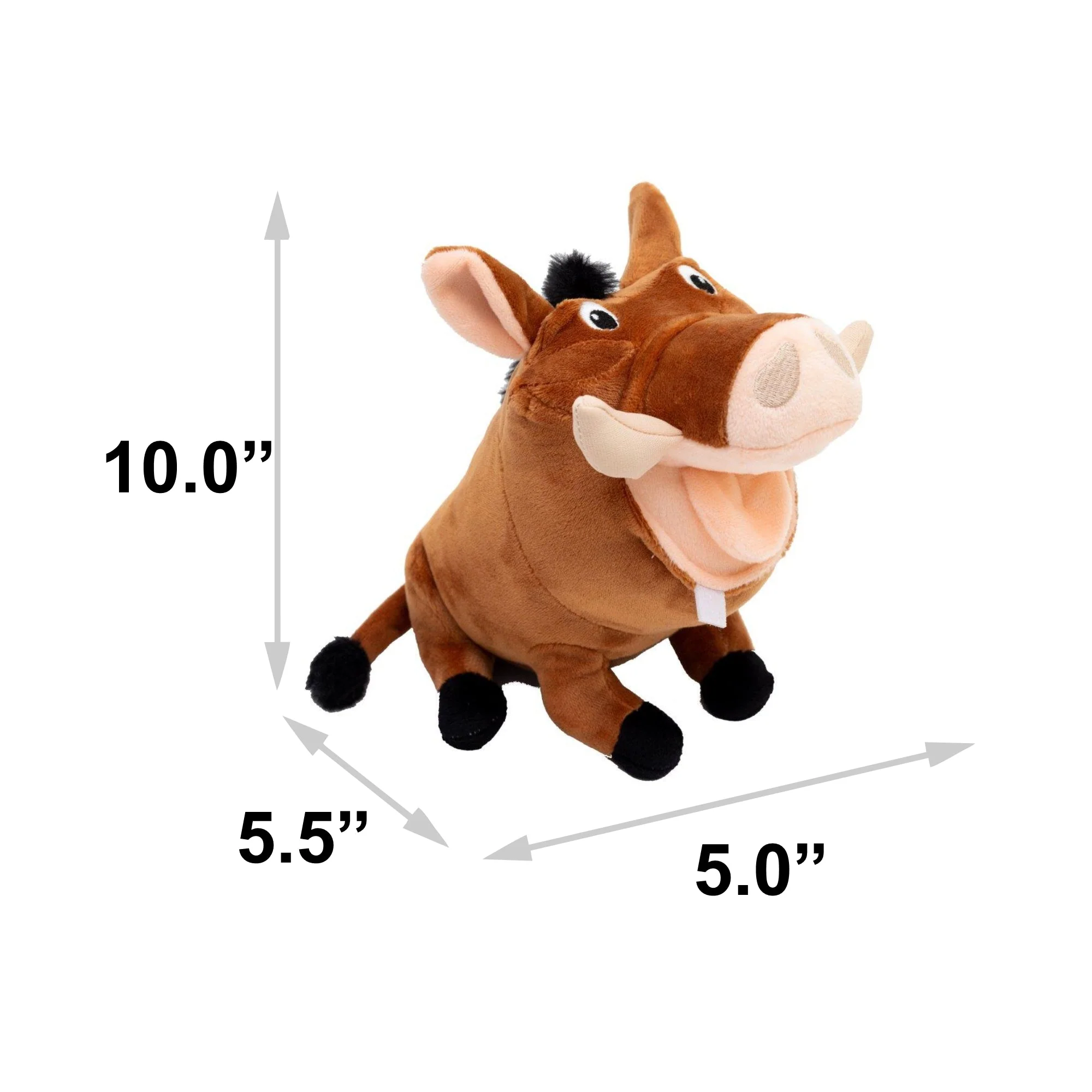 Dog Toy Squeaker Plush - Disney The Lion King Pumbaa Full Body Pose - Image 4