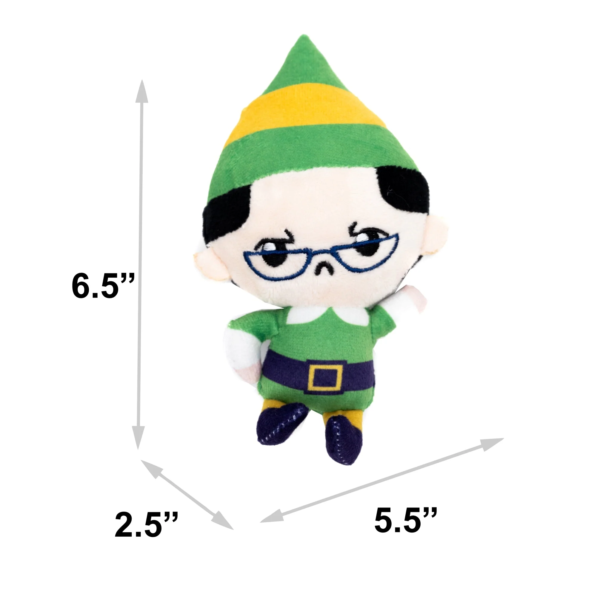 Dog Toy Squeaker Plush - Elf Chibi Papa Elf Full Body Pose - Image 3