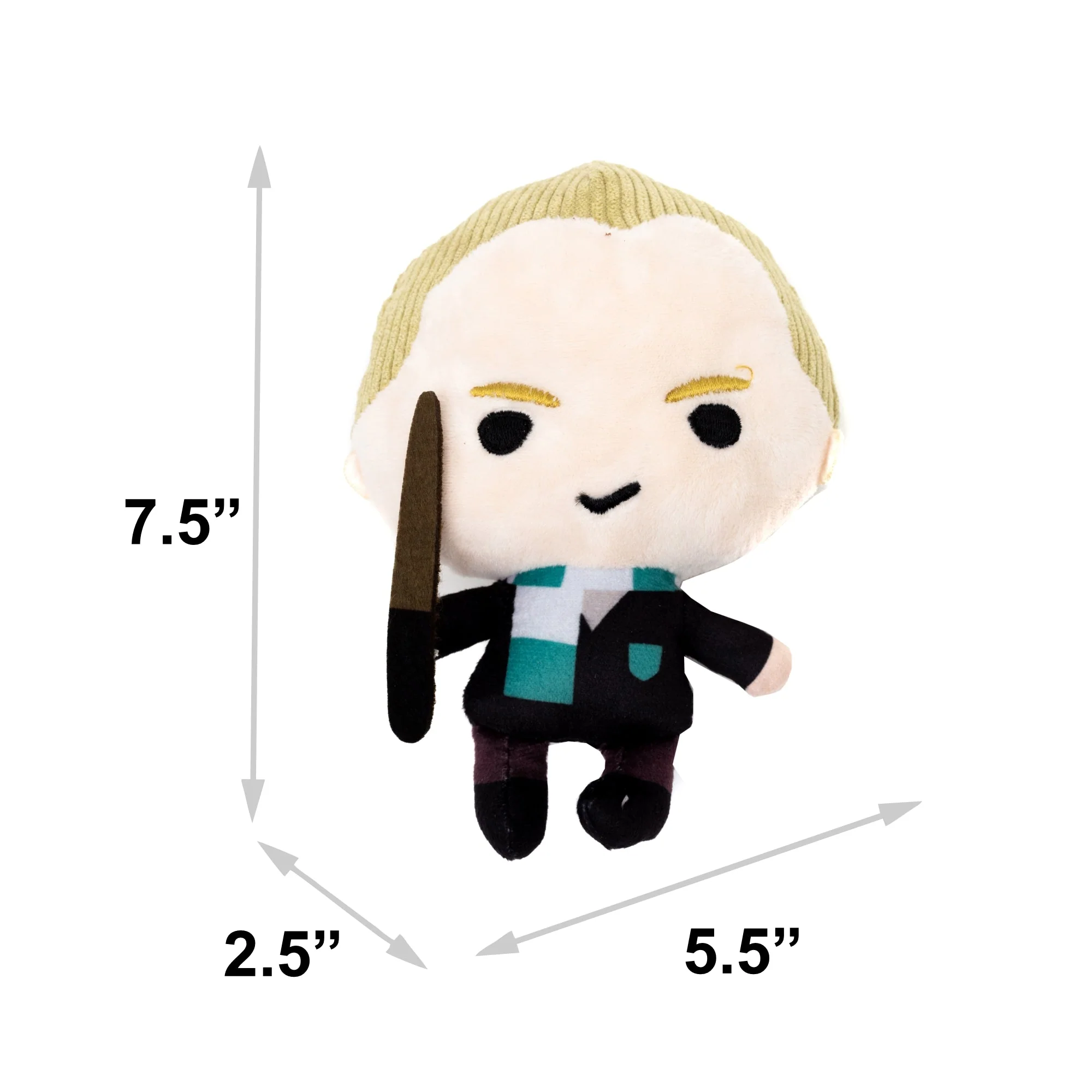 Dog Toy Squeaker Plush - Harry Potter Draco Malfoy Standing Charm Full Body Pose - Image 3