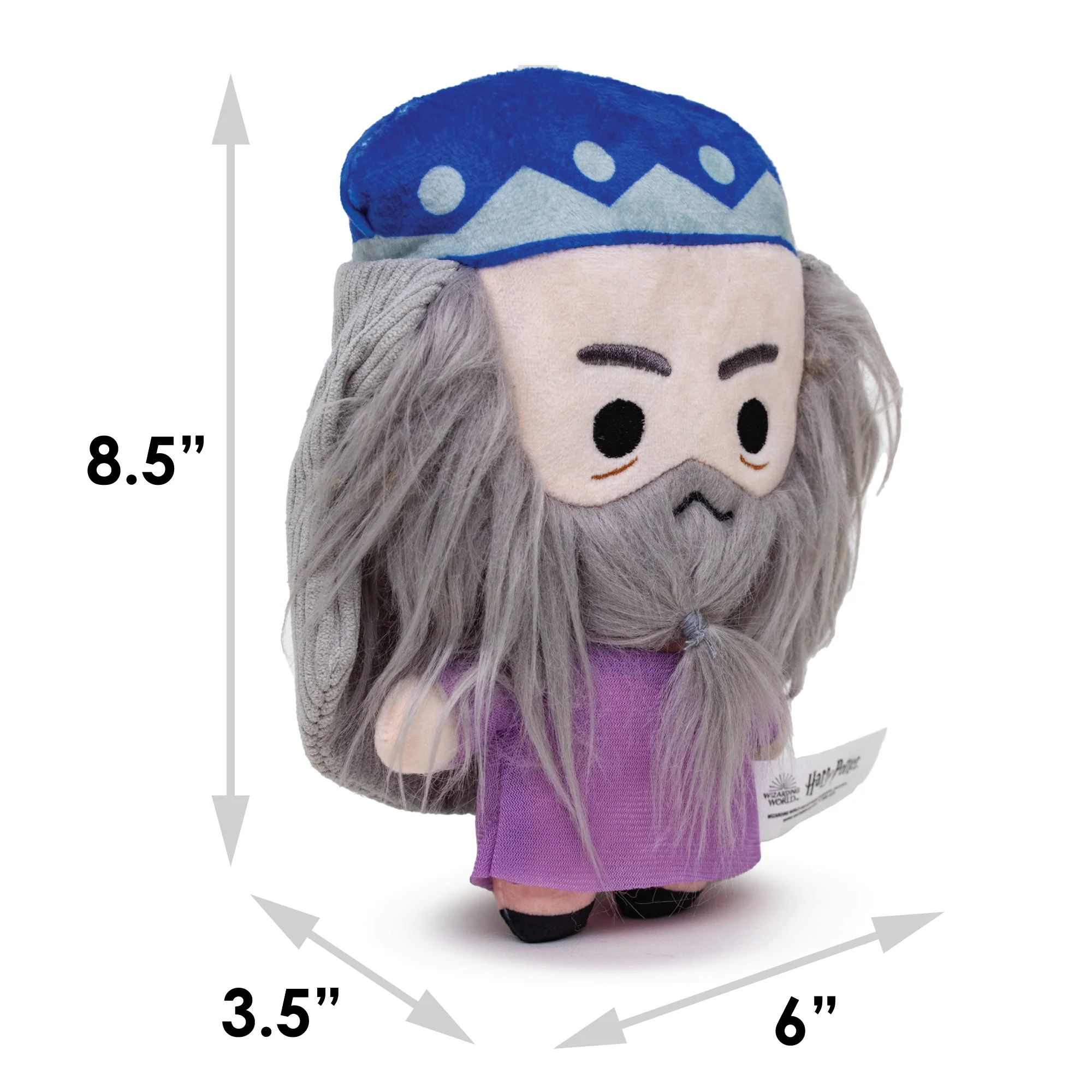 Dog Toy Squeaker Plush - Harry Potter Dumbledore Standing Charm Full Body Pose - Image 5