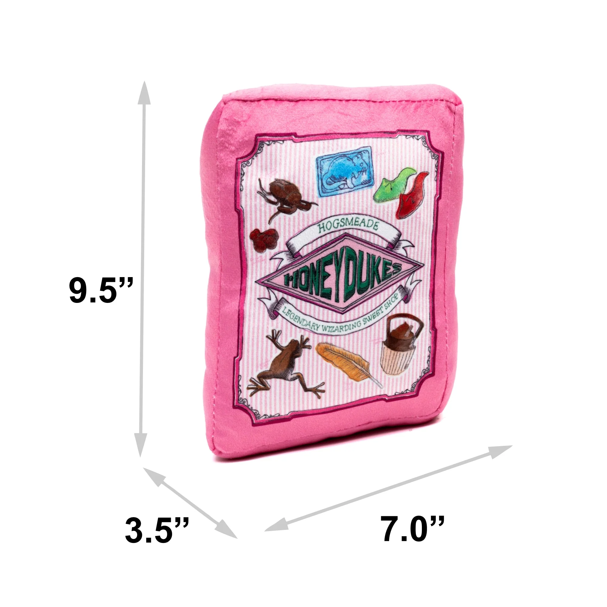 Dog Toy Squeaker Plush - Harry Potter Honeydukes Sweet Shop Candy Box Replica - Image 3