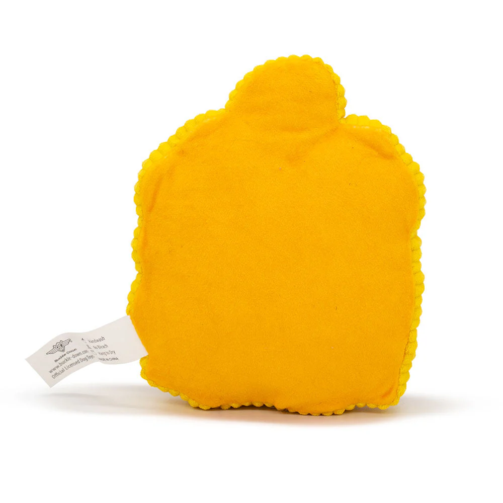 Dog Toy Squeaker Plush - Harry Potter Hufflepuff Badger Charm Crest Yellows - Image 3