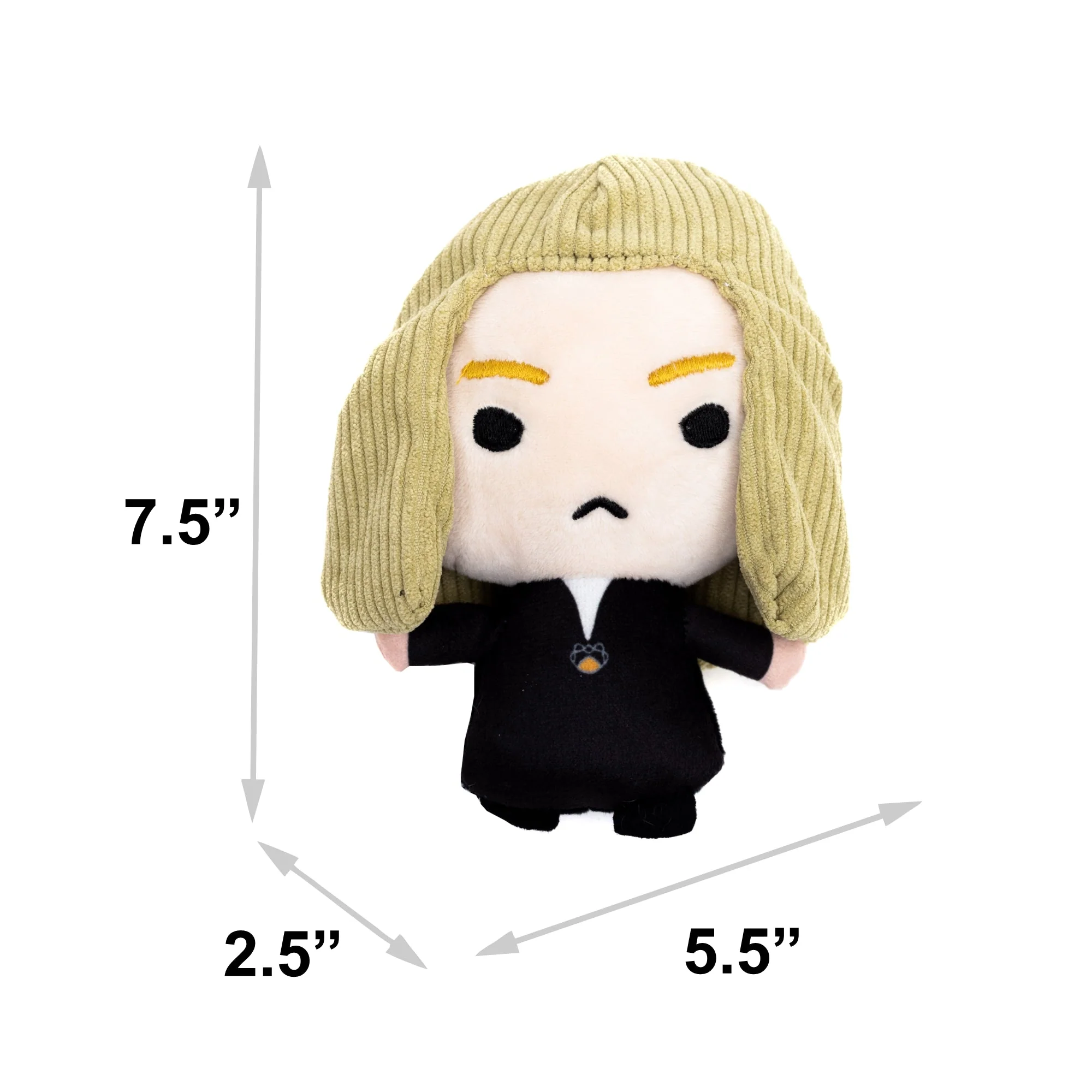 Dog Toy Squeaker Plush - Harry Potter Lucius Malfoy Standing Charm Full Body Pose - Image 3