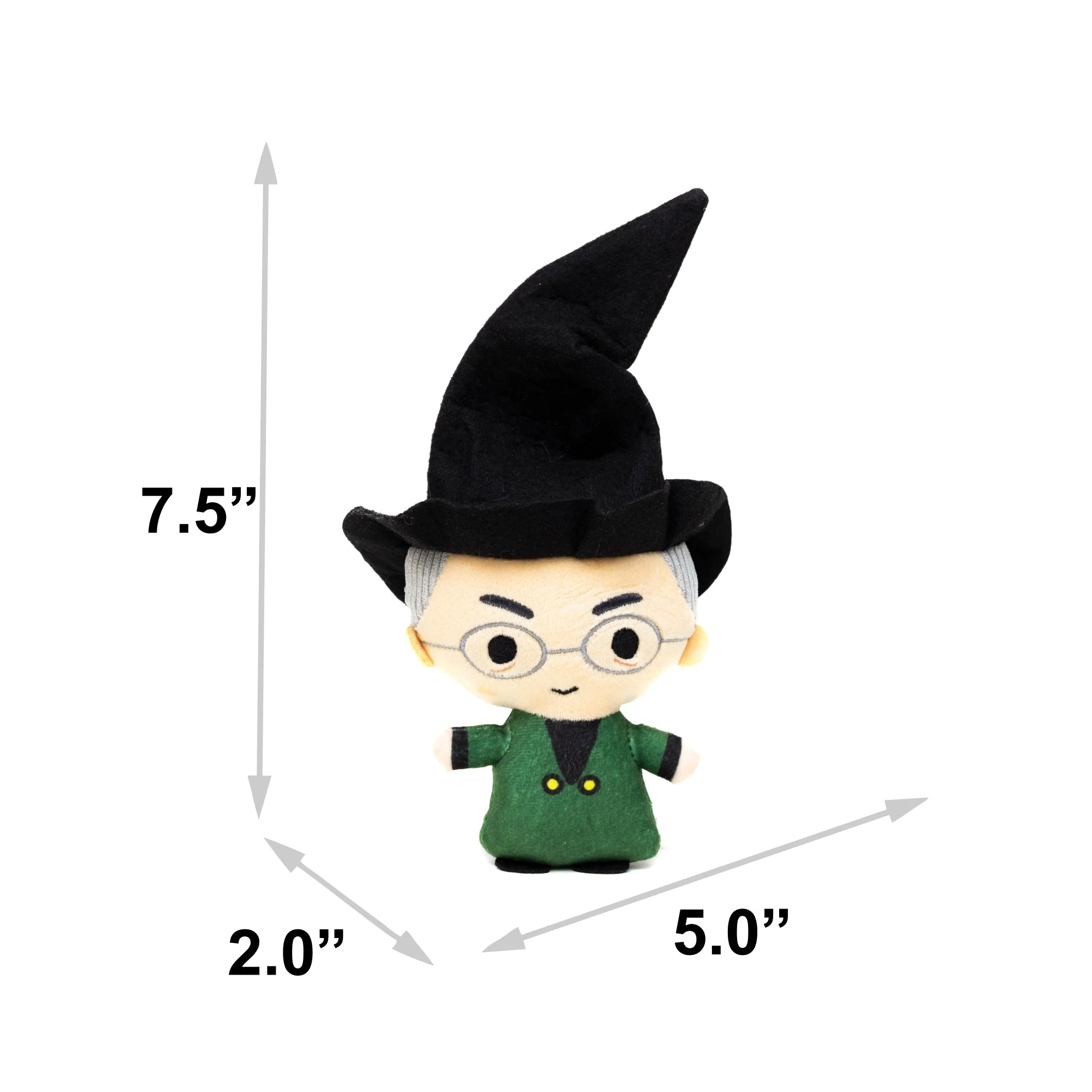 Dog Toy Squeaker Plush - Harry Potter Professor Minerva McGonagall Standing Charm Full Body Pose - Image 4