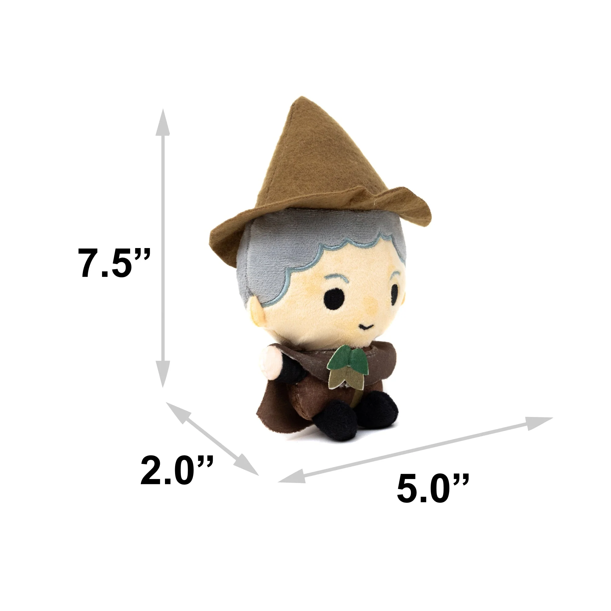 Dog Toy Squeaker Plush - Harry Potter Professor Pomona Sprout Standing Charm Full Body Pose - Image 5