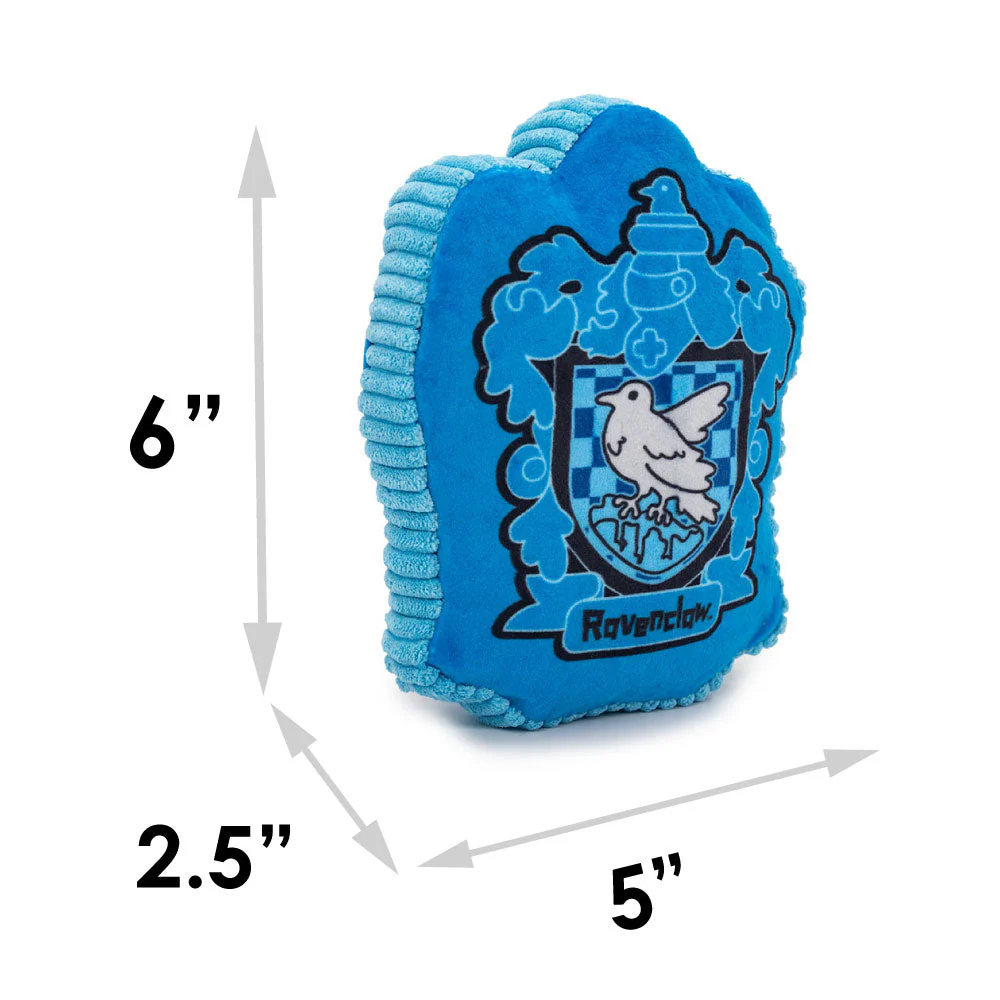 Dog Toy Squeaker Plush - Harry Potter Ravenclaw Eagle Charm Crest Blues - Image 4