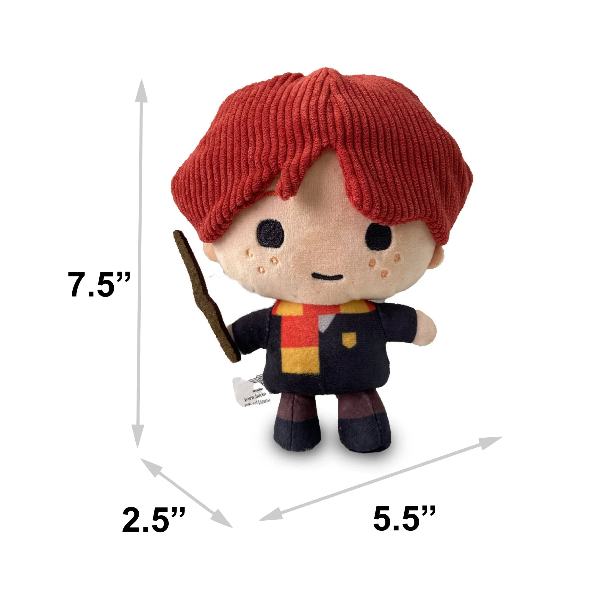 Dog Toy Squeaker Plush - Harry Potter Ron Weasley Standing Charm Full Body Pose - Image 3