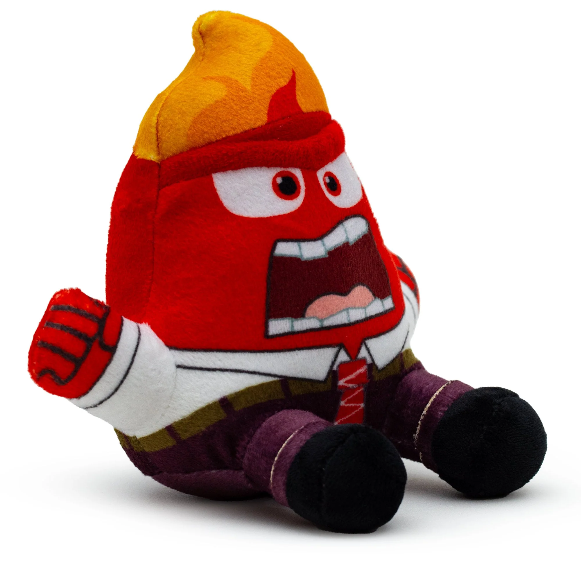 Dog Toy Squeaker Plush - Inside Out Anger Full Body Sitting Pose - Image 2