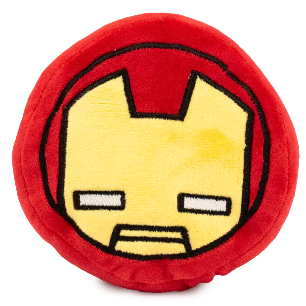 Dog Toy Squeaker Plush - Iron Man Kawaii Face - Image 2