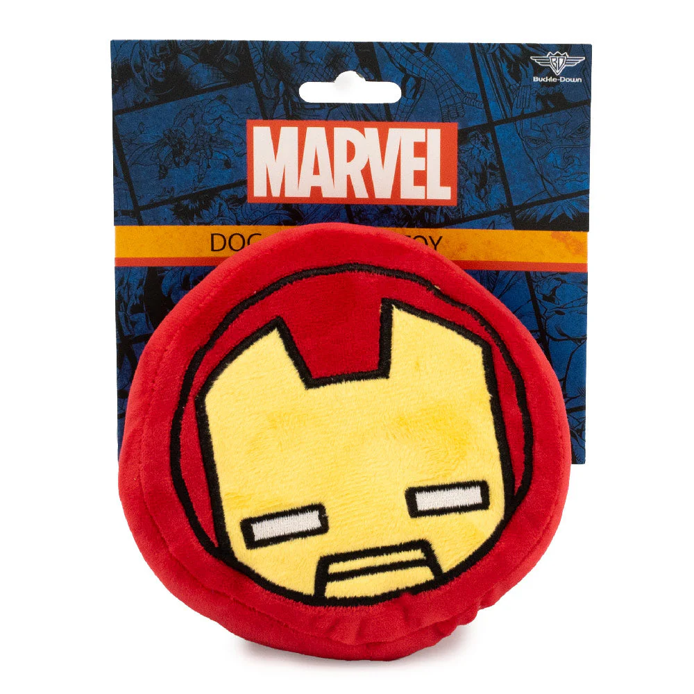 Dog Toy Squeaker Plush - Iron Man Kawaii Face - Image 4