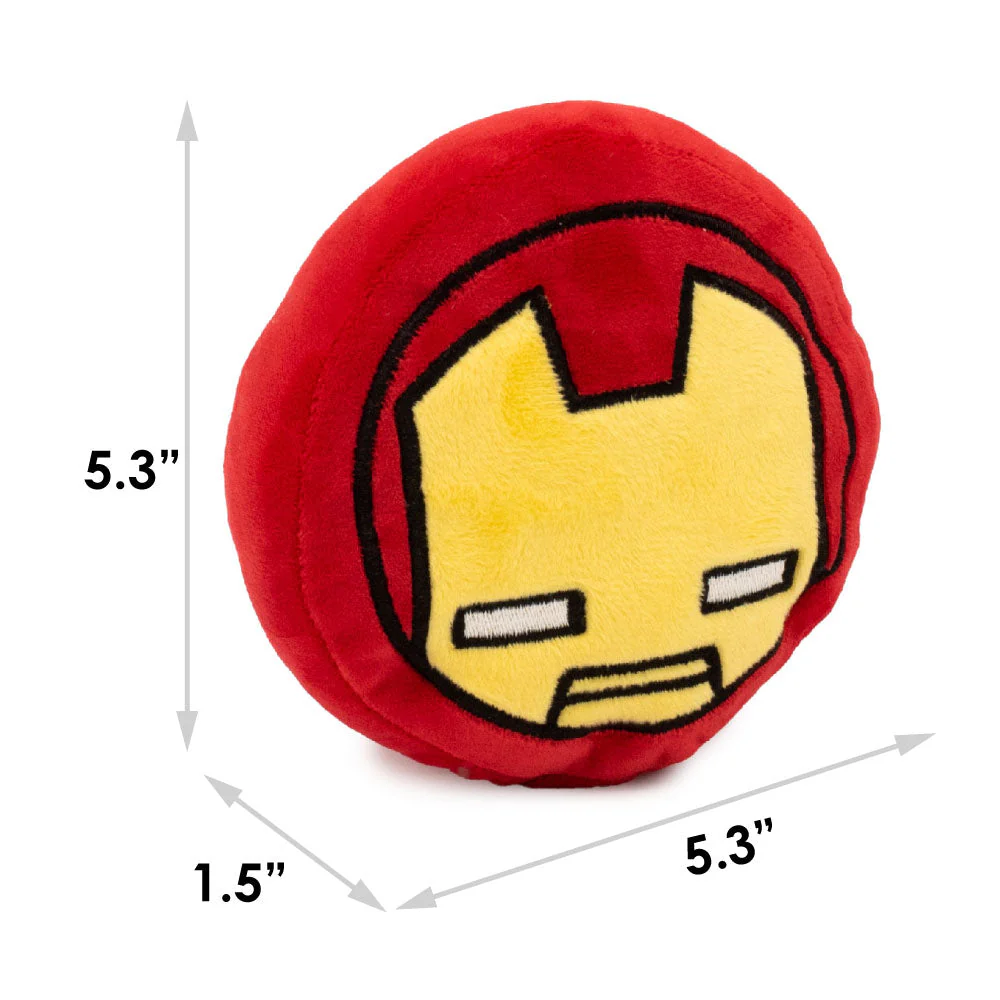 Dog Toy Squeaker Plush - Iron Man Kawaii Face - Image 7