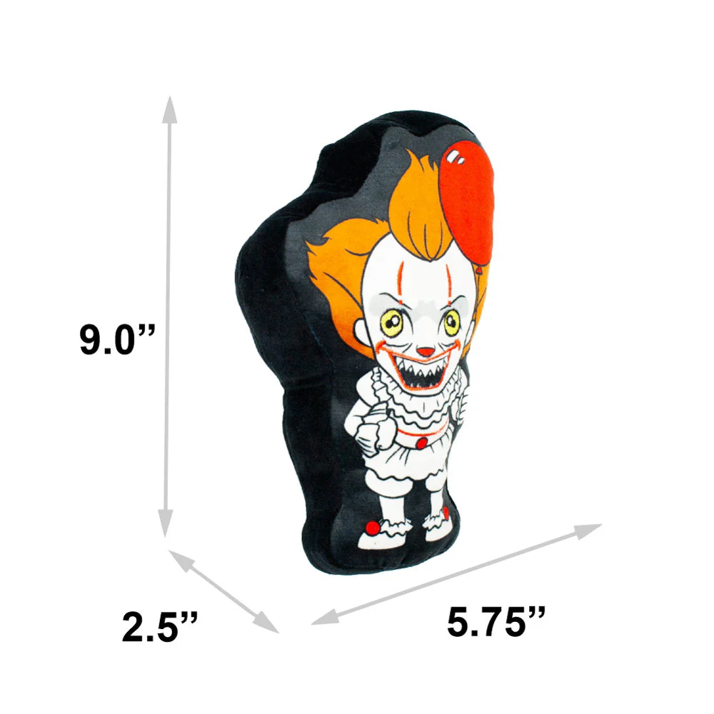 Dog Toy Squeaker Plush - It Pennywise Red Balloon Pose - Image 4