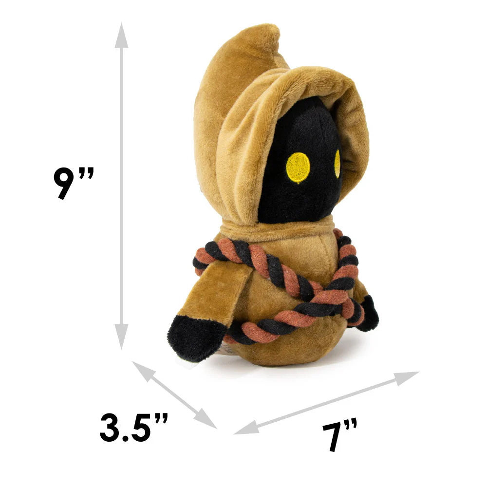 Dog Toy Squeaker Plush - Jawa Standing Pose with Rope Bandolier - Image 4