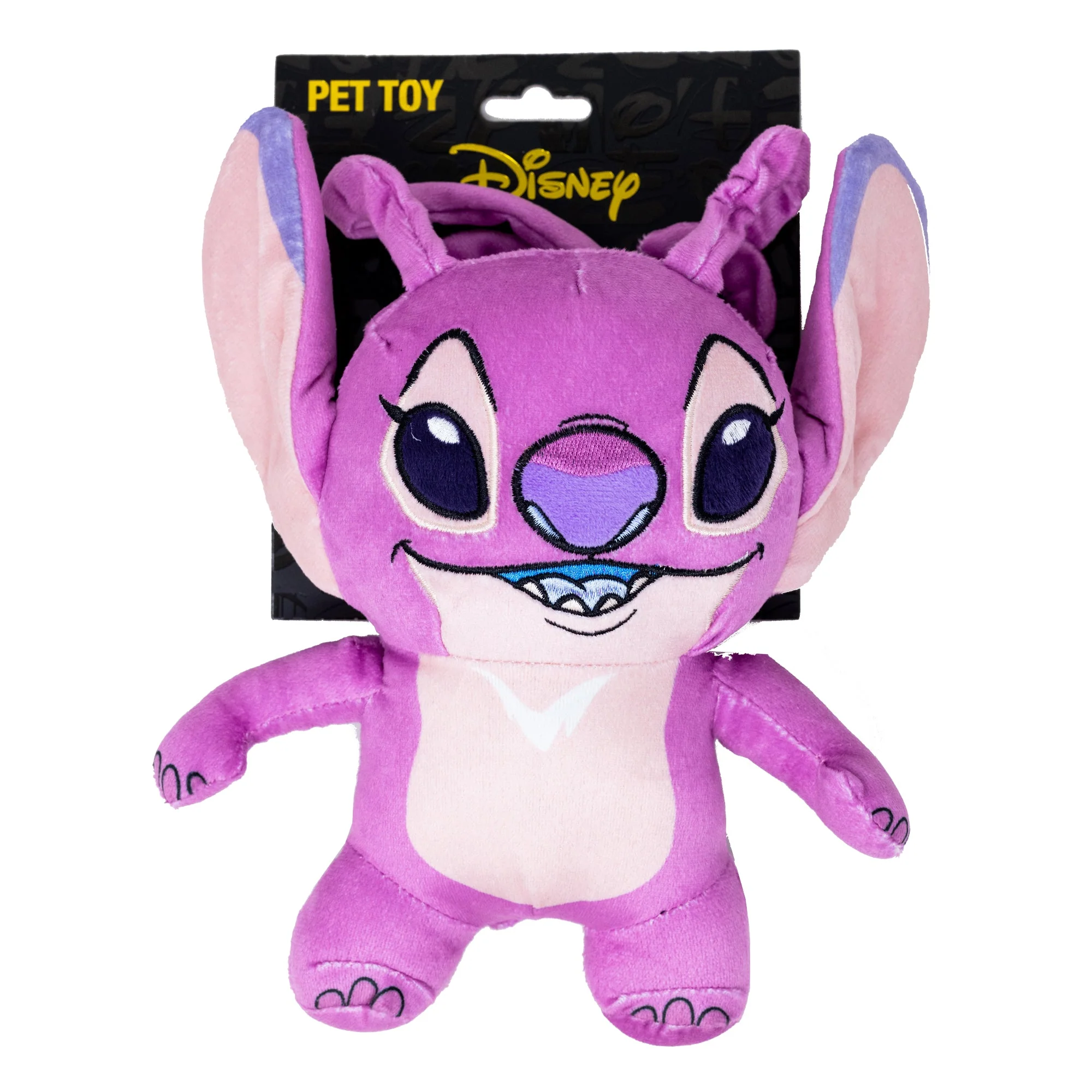 Dog Toy Squeaker Plush - Lilo and Stitch Angel Smiling Full Body Standing Pose - Image 3