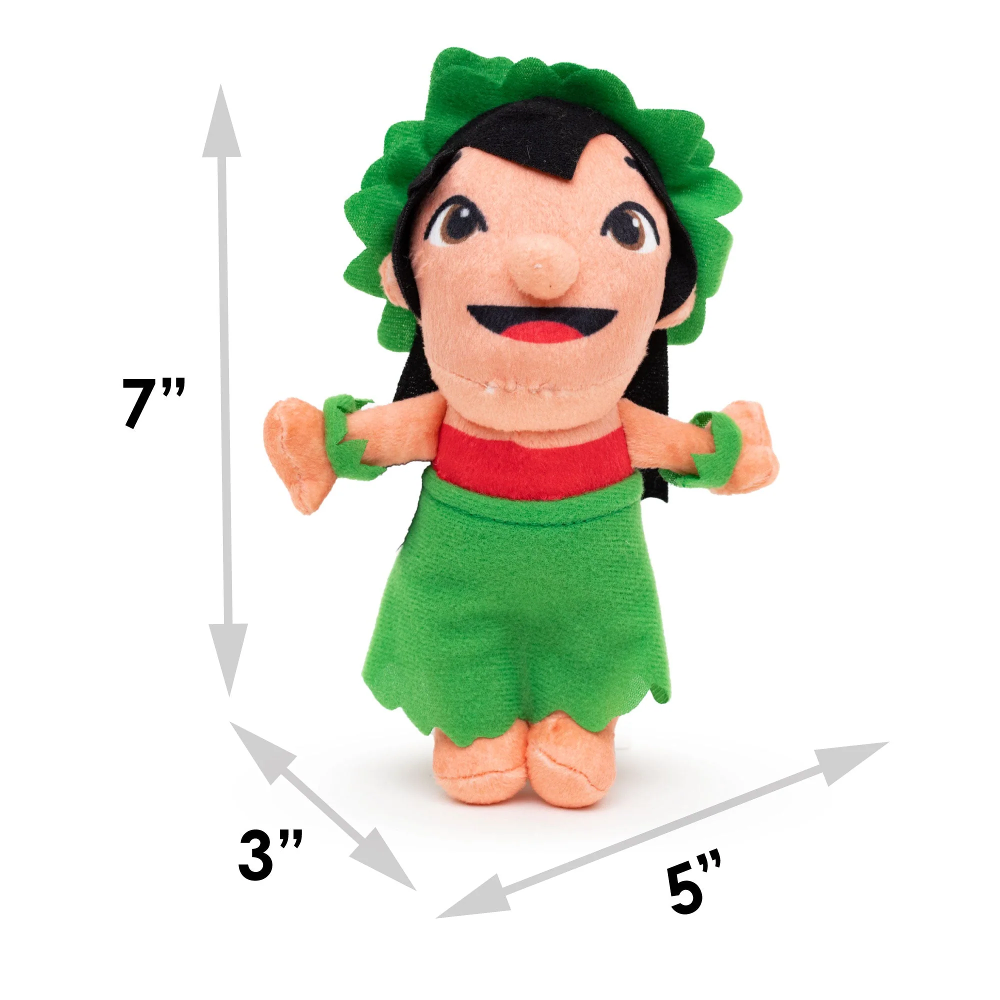 Dog Toy Squeaker Plush - Lilo and Stitch Lilo Hula Dance Full Body Pose - Image 4