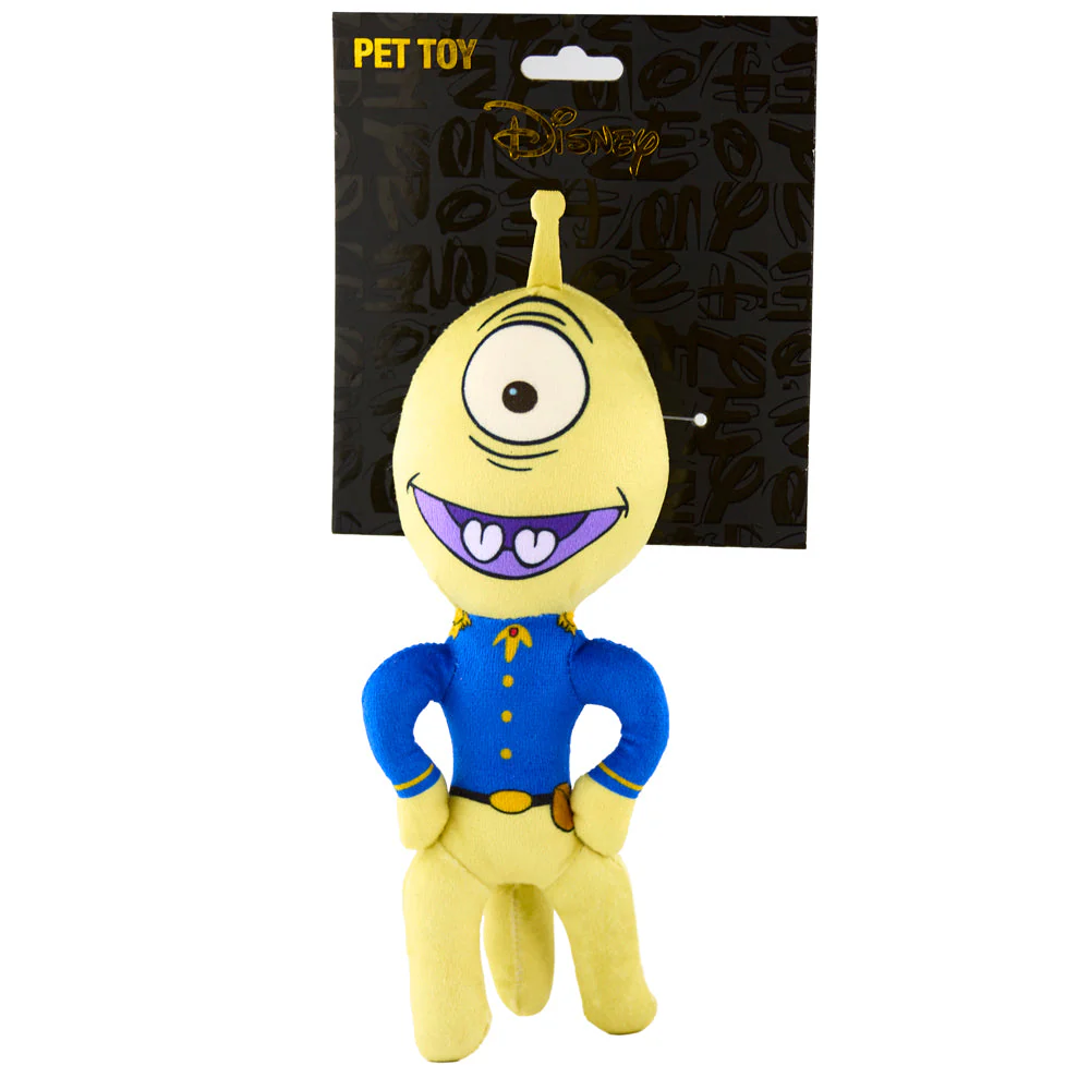 Dog Toy Squeaker Plush - Lilo and Stitch Pleakley Smiling Full Body Standing Pose - Image 4