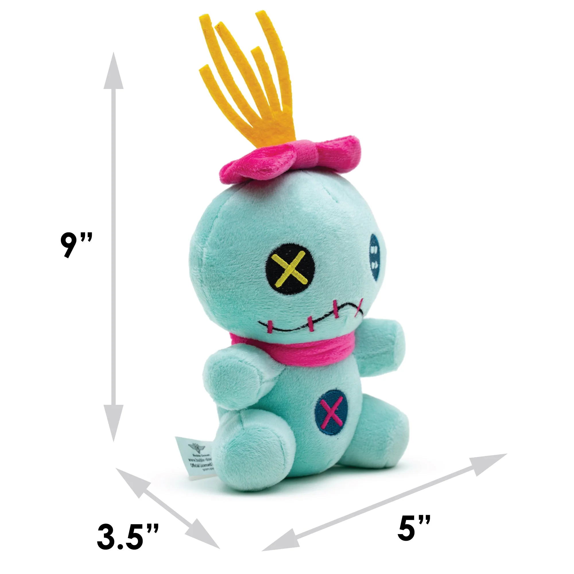 Dog Toy Squeaker Plush - Lilo and Stitch Scrump Sitting Pose - Image 5