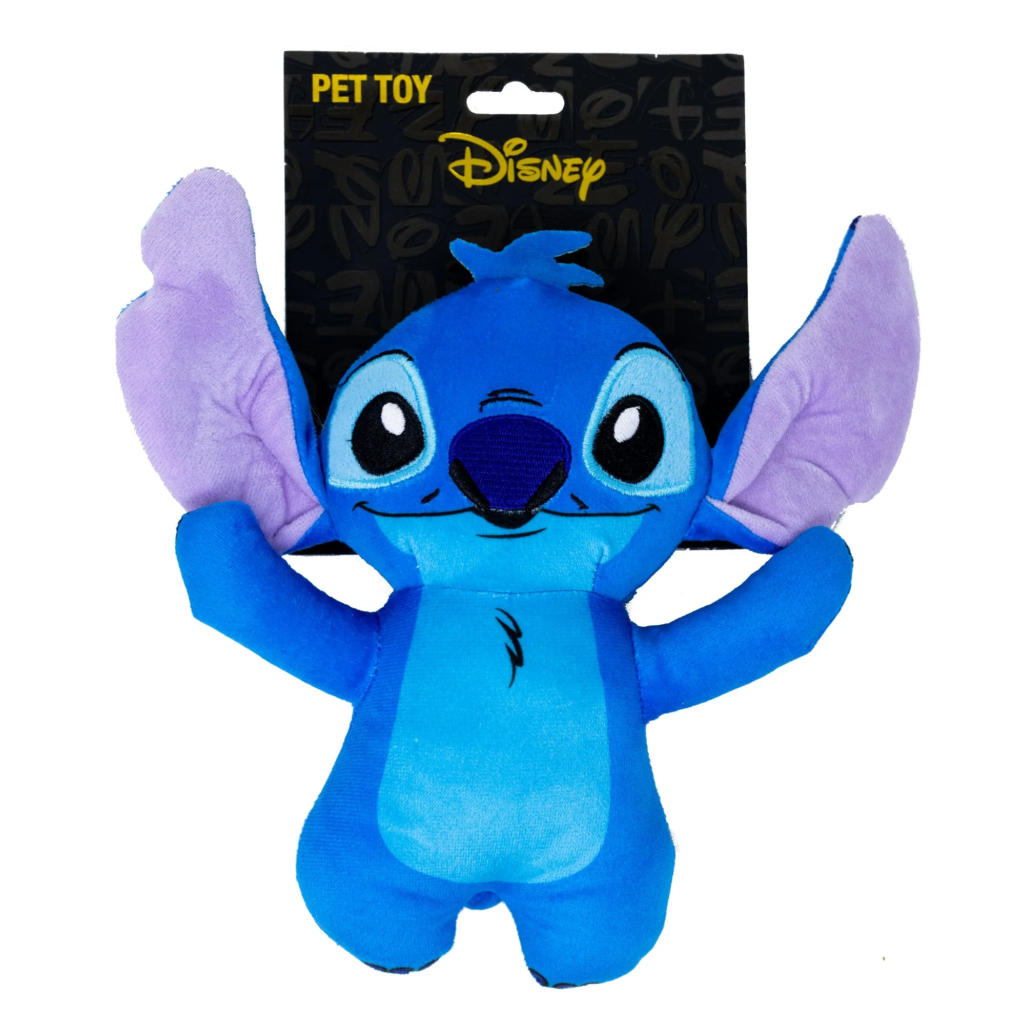 Dog Toy Squeaker Plush - Lilo and Stitch Stitch Arms Up Full Body Standing Pose - Image 3